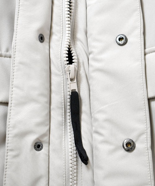 Ritzy（リッツィー）の「ポリストレッチ ボリューム中綿ジャケット レディース メンズ（ブルゾン・メンズ・グリーン/ライトベージュ/ブラック・MEDIUM/X-LARGE/LARGE）」の16枚目の写真