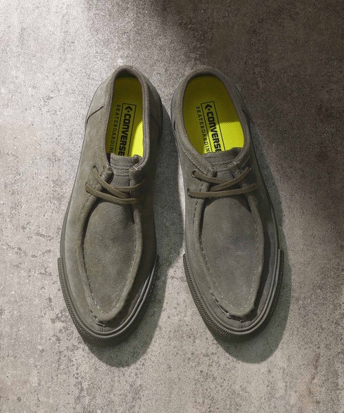 CONVERSE(コンバース)の「CONVERSE CS MOCCASINS SK OX 34201150(モカシン/デッキシューズ・メンズ・オリーブ・27.5cm/28cm/29cm/27cm/26cm/26.5cm)」の1枚目の写真