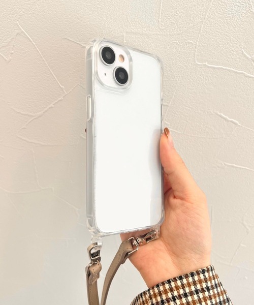 Me%(ミィパーセント)の「【iphone14対応】クリアフック付きiPhoneケース14(スマホケース/カバー・レディース・その他・FREE)」の2枚目の写真