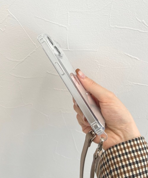 Me%(ミィパーセント)の「【iphone14対応】クリアフック付きiPhoneケース14(スマホケース/カバー・レディース・その他・FREE)」の3枚目の写真