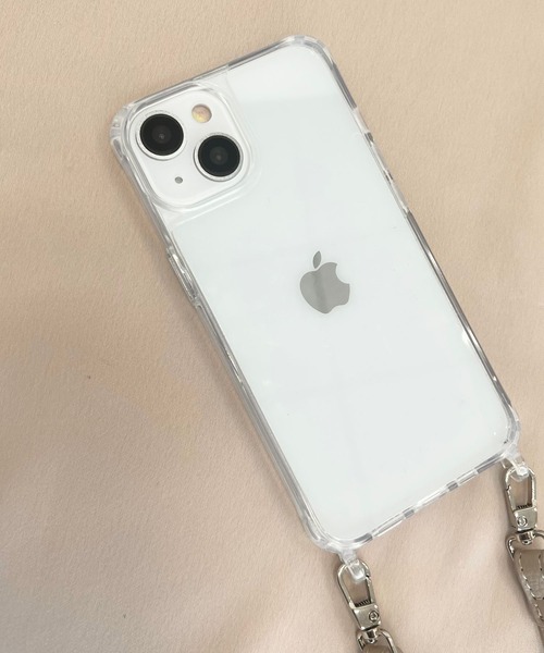 Me%(ミィパーセント)の「【iphone14対応】クリアフック付きiPhoneケース14(スマホケース/カバー・レディース・その他・FREE)」の4枚目の写真