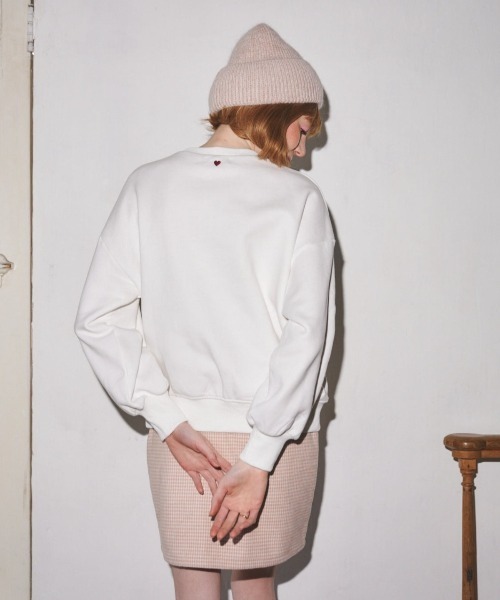 MIRO AMURETTE（ミロアミュレット）の「filles college sweat（スウェット・レディース・ホワイト・FREE）」の3枚目の写真