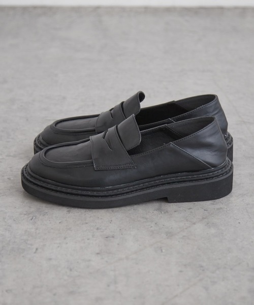 Omekashi（オメカシ）の「ボリュームコインローファー（ローファー・レディース・ブラック・37/36/38）」の6枚目の写真