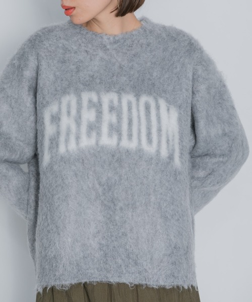 AMERICAN RAG CIE（アメリカンラグシー）の「シャギーロゴジャガード