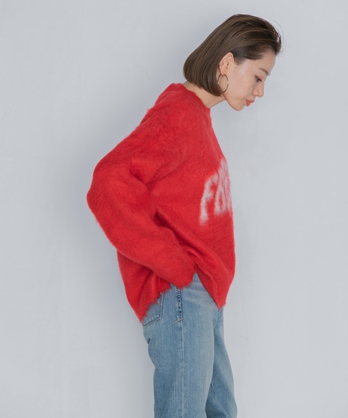 AMERICAN RAG CIE（アメリカンラグシー）の「シャギーロゴジャガード