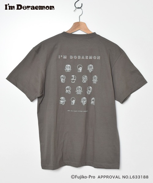 Flowering(フラワーリング)の「I’M DORAEMON(ものがたり・総柄)/半袖Tシャツ(Tシャツ/カットソー・レディース・ホワイト/ブラウン/パープル/ブルー/カーキ/ホワイト系その他・M/L)」の8枚目の写真