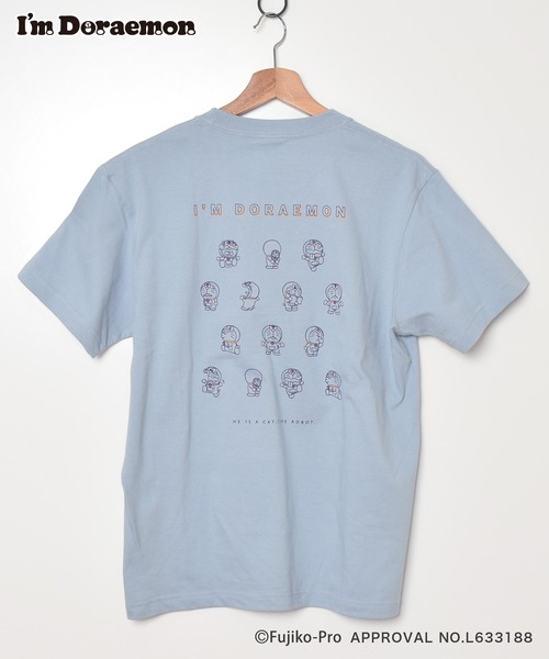 Flowering(フラワーリング)の「I’M DORAEMON(ものがたり・総柄)/半袖Tシャツ(Tシャツ/カットソー・レディース・ホワイト/ブラウン/パープル/ブルー/カーキ/ホワイト系その他・M/L)」の18枚目の写真