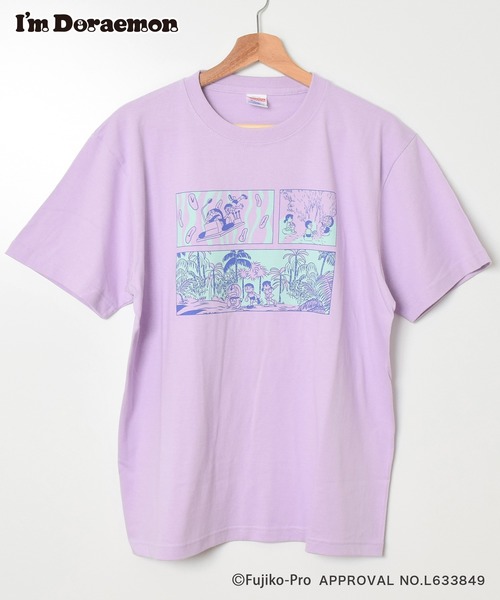 Flowering(フラワーリング)の「I’M DORAEMON(ものがたり・総柄)/半袖Tシャツ(Tシャツ/カットソー・レディース・ホワイト/ブラウン/パープル/ブルー/カーキ/ホワイト系その他・M/L)」の22枚目の写真
