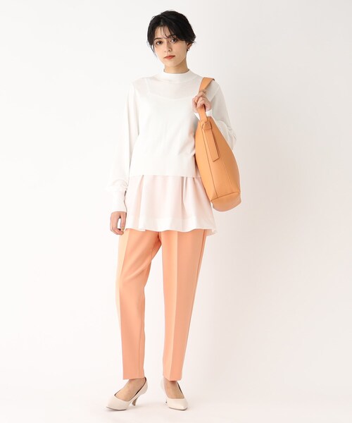 OPAQUE.CLIP（オペークドットクリップ）の「◆ワンハンドルショルダーバッグ【A4収納可/軽量】（ショルダーバッグ・レディース・オレンジ/オフホワイト/シルバー/ブラック・00）」の18枚目の写真