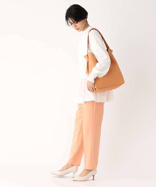 OPAQUE.CLIP（オペークドットクリップ）の「◆ワンハンドルショルダーバッグ【A4収納可/軽量】（ショルダーバッグ・レディース・オレンジ/オフホワイト/シルバー/ブラック・00）」の19枚目の写真