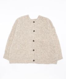 Samansa Mos2 | ケーブル柄前後2WAYニット(ニット/セーター)