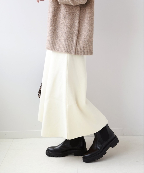 JOURNAL STANDARD relume(ジャーナルスタンダード レリューム)の「《WEB限定追加2》ウォッシャブルスポンジニットフレアスカート(スカート・レディース・ホワイト/ブラック/ネイビー・FREE)」の18枚目の写真