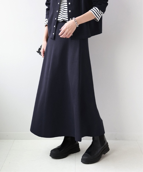 JOURNAL STANDARD relume(ジャーナルスタンダード レリューム)の「《WEB限定追加2》ウォッシャブルスポンジニットフレアスカート(スカート・レディース・ホワイト/ブラック/ネイビー・FREE)」の15枚目の写真