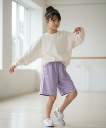 repipi armario（レピピ アルマリオ）の「【repipi armario / レピピアルマリオ】ガールズジャージハーフパンツ　ジャージ　ラインパンツ　ショートパンツ　ダンス（その他パンツ）」