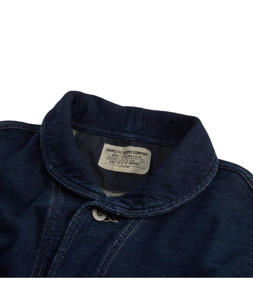 RRL（ダブル アール エル）の「インディゴ フレンチ テリー ジャケット 
