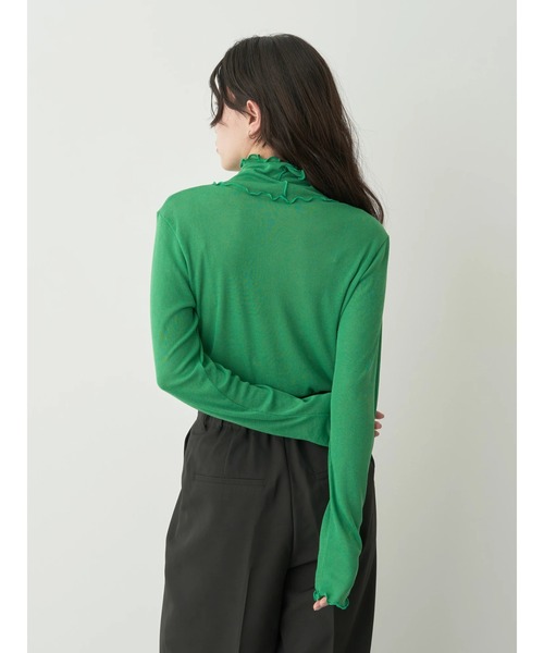 earth music&ecology（アースミュージックアンドエコロジー）の「シアータートルメロープルオーバー（Tシャツ/カットソー・レディース・ブラック/オフホワイト/オレンジ/ブルー/グリーン・S/M）」の11枚目の写真