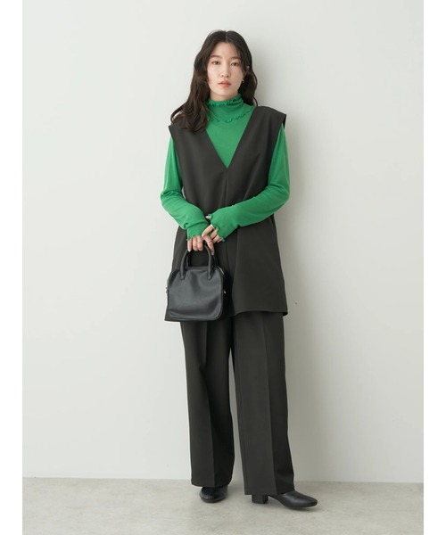 earth music&ecology（アースミュージックアンドエコロジー）の「シアータートルメロープルオーバー（Tシャツ/カットソー・レディース・ブラック/オフホワイト/オレンジ/ブルー/グリーン・S/M）」の12枚目の写真