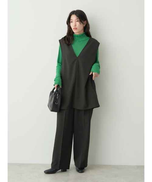 earth music&ecology（アースミュージックアンドエコロジー）の「シアータートルメロープルオーバー（Tシャツ/カットソー・レディース・ブラック/オフホワイト/オレンジ/ブルー/グリーン・S/M）」の13枚目の写真