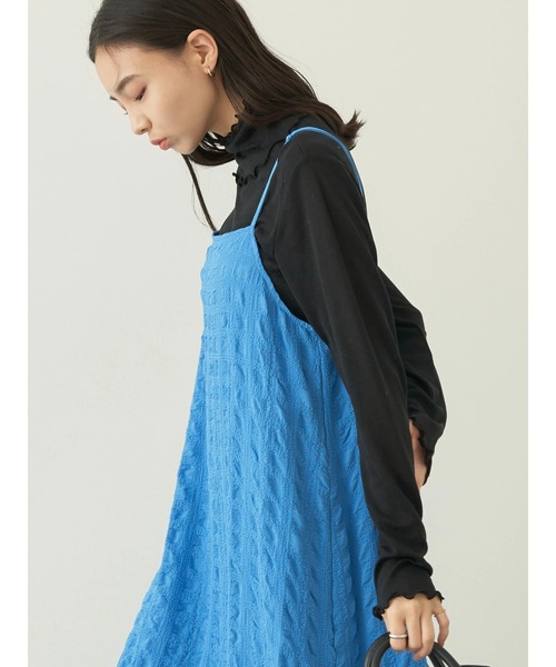 earth music&ecology（アースミュージックアンドエコロジー）の「シアータートルメロープルオーバー（Tシャツ/カットソー・レディース・ブラック/オフホワイト/オレンジ/ブルー/グリーン・S/M）」の15枚目の写真