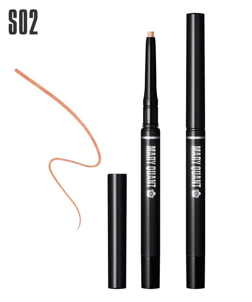 MARY QUANT(マリークワント)の「『限定色&限定アイテム』アイ ライナー(カートリッジ&ホルダー セット)(アイライナー・レディース・S-02 ライトアプリコット/S-01 ヒースグレー・FREE)」の2枚目の写真