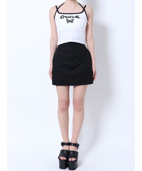 EMODA(エモダ)の「リンガーWストラップキャミ(キャミソール・レディース・ホワイト/ブラック/グレー/ブルー・FREE)」の22枚目の写真