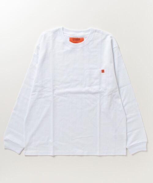 UNIVERSAL OVERALL(ユニバーサルオーバーオール)の「UNIVERSAL OVERALL POCKET L/S U2233210(Tシャツ/カットソー・メンズ・ホワイト/グリーン/オートミール・M/L)」の11枚目の写真