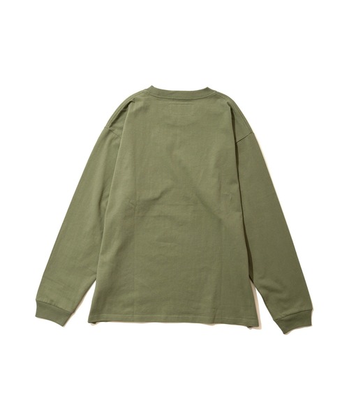 UNIVERSAL OVERALL(ユニバーサルオーバーオール)の「UNIVERSAL OVERALL POCKET L/S U2233210(Tシャツ/カットソー・メンズ・ホワイト/グリーン/オートミール・M/L)」の10枚目の写真