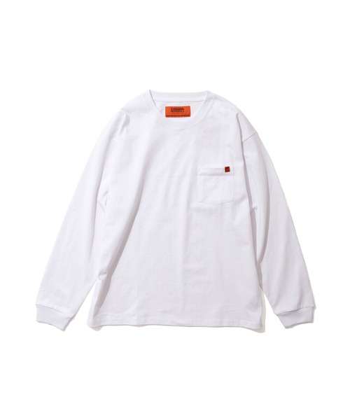 UNIVERSAL OVERALL(ユニバーサルオーバーオール)の「UNIVERSAL OVERALL POCKET L/S U2233210(Tシャツ/カットソー・メンズ・ホワイト/グリーン/オートミール・M/L)」の15枚目の写真
