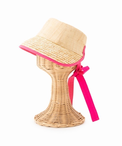 Casselini（キャセリーニ）の「Casselini(キャセリーニ)kidsボンネットハット（ハット・キッズ・グリーン/ピンク/ブラック・FREE）」の6枚目の写真