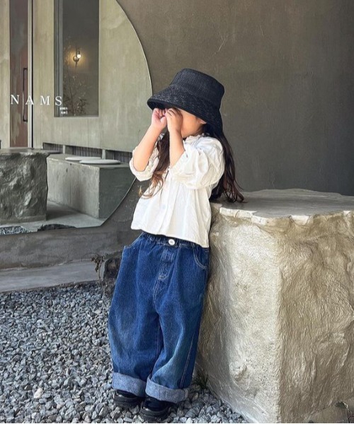 Casselini（キャセリーニ）の「Casselini(キャセリーニ)kidsボンネットハット（ハット・キッズ・グリーン/ピンク/ブラック・FREE）」の19枚目の写真