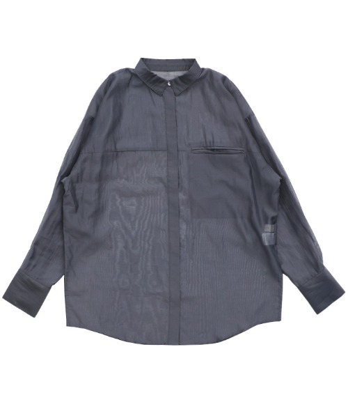 セール】シアーオーバーサイズシャツ（シャツ/ブラウス）｜select MOCA