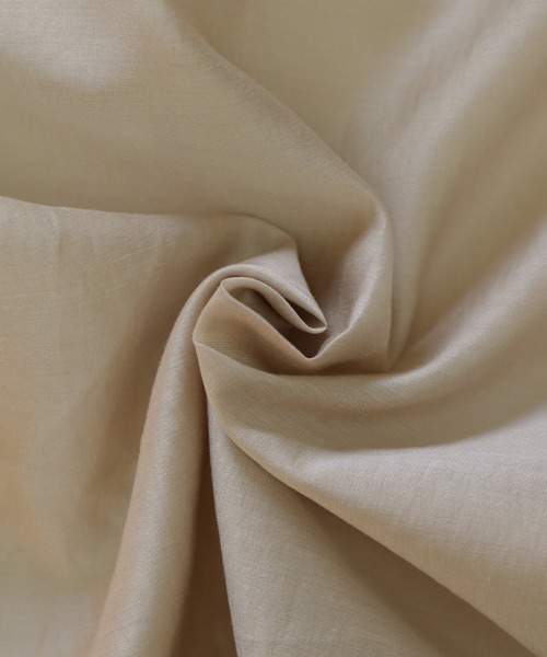 select MOCA by son（セレクトモカバイソン）の「シアーオーバーサイズシャツ（シャツ/ブラウス・レディース・カーキ/ピンク/ベージュ/ブラウン/ネイビー/スミクロ/グレイッシュベージュ・FREE/SMALL）」の19枚目の写真