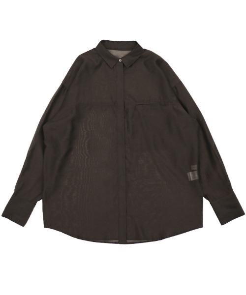 シアーオーバーサイズシャツ（シャツ/ブラウス）｜select MOCA by son