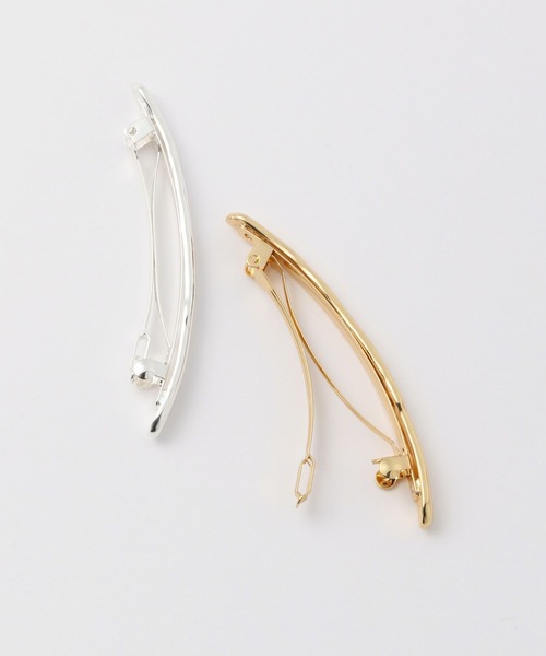 A part by(アパートバイ)の「ナローバレッタ_M(バレッタ/ヘアクリップ・レディース・GOLD/Silver・FREE)」の7枚目の写真