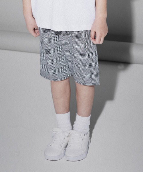COMME CA ISM(コムサイズム)の「グレンチェック グルカパンツ(100-130cm)(その他パンツ・キッズ・ブラック系・110cm/120cm/130cm/100cm)」の1枚目の写真