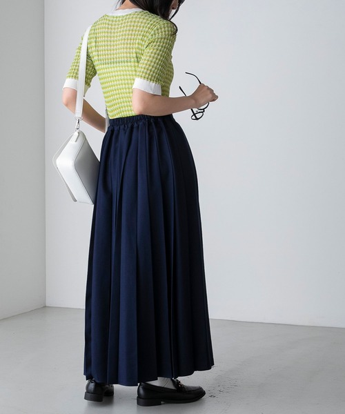 マルチボーダー リンガーサマーニットプルオーバー（ニット/セーター