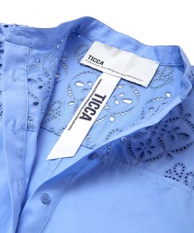 TICCA（ティッカ）の「TICCA レース半袖シャツワンピース