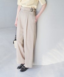 ROPE' PICNIC | セットアップ対応/麻調シアーハイウエストパンツ(その他パンツ)