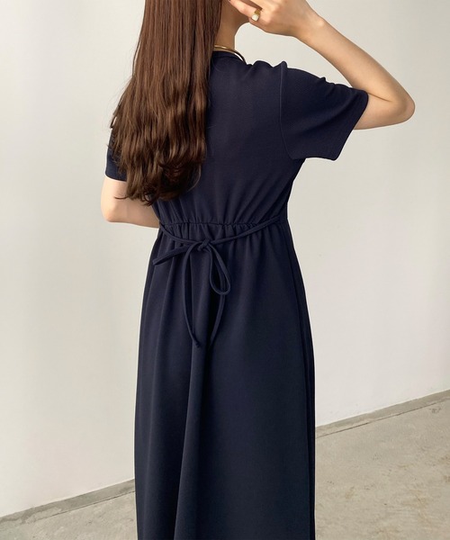 callautia（カラウティア）の「【選べる】ウエストタックカットワンピース（ワンピース・レディース・ブラック/カーキ/ベージュ/イエロー/ネイビー/ブルー系その他/ブラック系その他・SMALL/MEDIUM/LARGE/X-LARGE）」の22枚目の写真