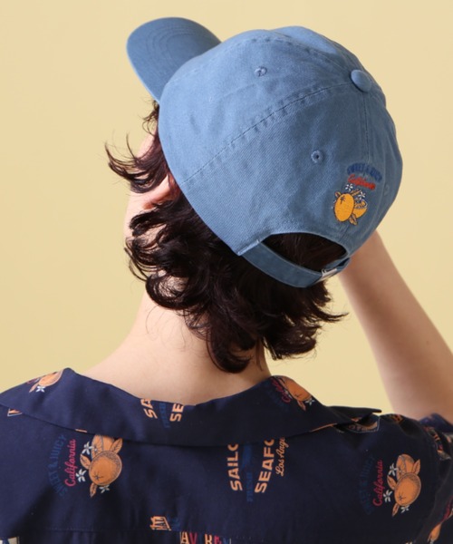 AVIREX（アヴィレックス）の「SWEET & JUICY CAP/ スイート&ジューシーキャップ（キャップ・レディース・ブラック/サックスブルー/オレンジ・FREE）」の9枚目の写真