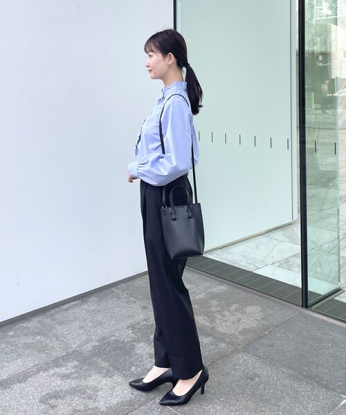 index（インデックス）の「◆ソフトタッチテーパードパンツ【洗濯機洗い可/イージーケア】（その他パンツ・レディース・ライトブルー/ブラック/ベージュ・40/36/42/38）」の20枚目の写真