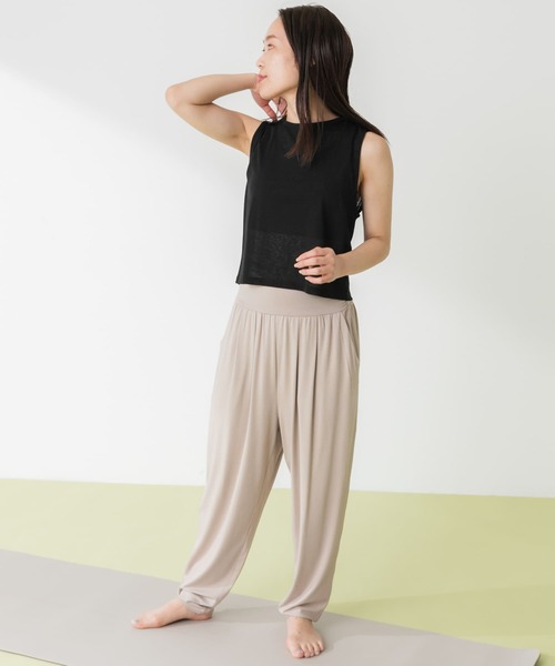 URBAN RESEARCH Sonny Label（アーバンリサーチサニーレーベル）の「SLAB Short Tank-top（タンクトップ・レディース・ブラック/オフホワイト・FREE）」の12枚目の写真