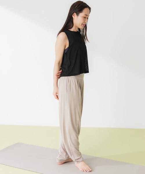 URBAN RESEARCH Sonny Label（アーバンリサーチサニーレーベル）の「SLAB Short Tank-top（タンクトップ・レディース・ブラック/オフホワイト・FREE）」の16枚目の写真