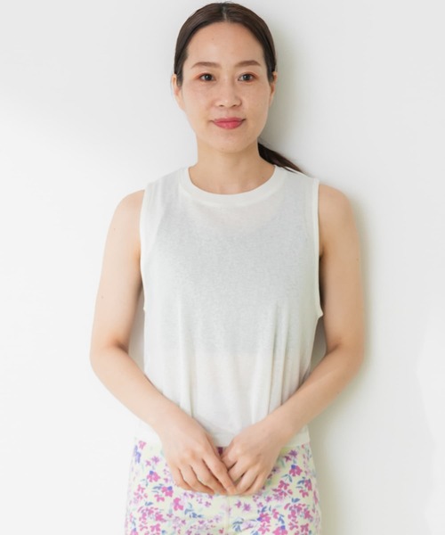URBAN RESEARCH Sonny Label（アーバンリサーチサニーレーベル）の「SLAB Short Tank-top（タンクトップ・レディース・ブラック/オフホワイト・FREE）」の18枚目の写真