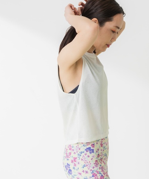 URBAN RESEARCH Sonny Label（アーバンリサーチサニーレーベル）の「SLAB Short Tank-top（タンクトップ・レディース・ブラック/オフホワイト・FREE）」の22枚目の写真