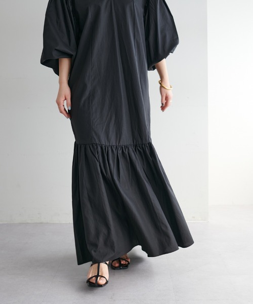 LARUTA(ラルータ)の「【LARUTA】2WAYボリュームスリーブワンピース(ワンピース・レディース・ブラック/オフホワイト/イエロー・MEDIUM/LARGE)」の14枚目の写真