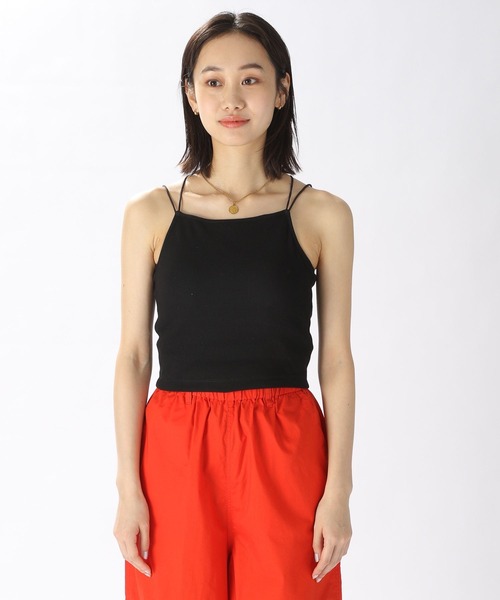 niko and...（ニコアンド）の「ルームドライ/クロップカップキャミソール（キャミソール・レディース・ライトグリーン/ブルー/アイボリー/ブラック・LARGE/MEDIUM）」の12枚目の写真