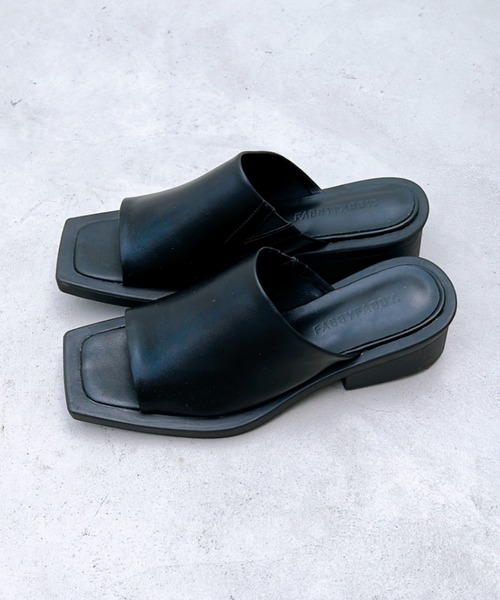 y/m by RIKA(イムバイリカ)の「スクエアトゥサンダル(サンダル・レディース・ブラック/ホワイト・LARGE/MEDIUM/SMALL)」の21枚目の写真