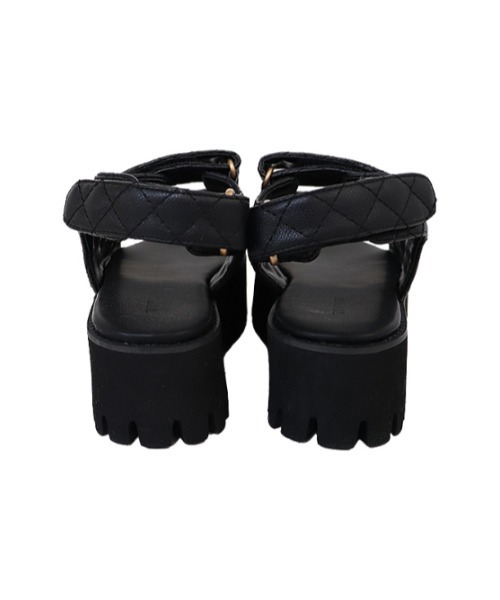 AMAIL（アマイル）の「Tank sole up sandal（サンダル・レディース・ブラック/ホワイト・M/S/L）」の9枚目の写真