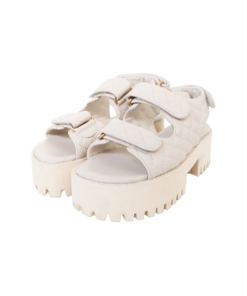 AMAIL（アマイル）の「Tank sole up sandal（サンダル・レディース・ブラック/ホワイト・M/S/L）」の6枚目の写真